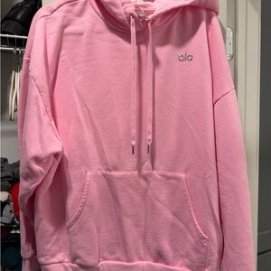 ALO Yoga Pink Hoodie
